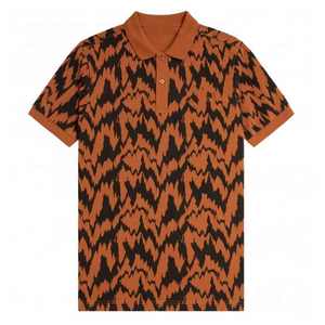 T-shirt d'été pour hommes 100% coton pour polos, multicolore, respirant, à manches longues et à revers, avec design solide, en tricot tendance. - Product Image 6