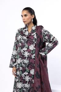 Traje de Salwar Kameez con estampado Digital para mujer, venta al por mayor, vestido de césped de marca Original paquistaní de 3 piezas para damas, nuevo diseño 2025 - Product Image 6