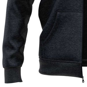 เสื้อฮู้ดผ้าฝ้ายคุณภาพสูงสำหรับทุกเพศเสื้อผ้าแนวสตรีทแฟชั่นแบบรูดซิปขึ้นออกแบบได้ตามต้องการปักจากโรงงานสำหรับฤดูหนาว - Product Image 4