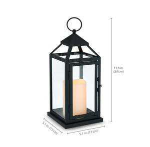 Portavelas moderno de metal negro para exteriores, venta al por mayor, hecho en India, para decoración del hogar, hoteles, restaurantes, bodas, oficinas. - Product Image 3