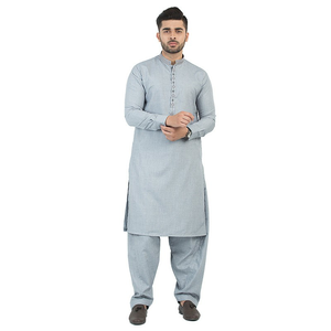 Salwar Kameez para Hombre de Diseño OEM de Primera Calidad, Elegante, Casual, Corte Regular, Algodón de Secado Rápido, Sin Arrugas, Hecho en Pakistán - Product Image 6