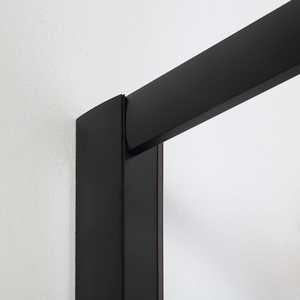 Puerta de Ducha de Vidrio Templado Cielo de 100 cm con Perfiles Negros para Nueños de Baño - Product Image 6