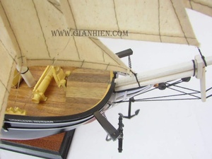 Gia Nhien Fabricant Approuvé Conception Personnalisée Charles Morgan MODÈLE DE BATEAU EN BOIS-MODÈLE DE BATEAU EN BOIS DE HAUTE QUALITÉ - Product Image 6