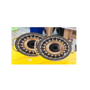 Gold <b>Mirrored</b> <b>Tray</b> Rectangle Metal Frame Attractive Design Table Decor <b>Tray</b> For Best Selling In Wholesale Price - Product Image 3