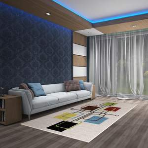 Elégant Tapis Moderne en Laine, Élégant, Soie de Bambou, Fabriqué à la Main, Technique de Pile de Boucle, Décoration de Maison, Ensembles de Tapis de Prière - Product Image 5