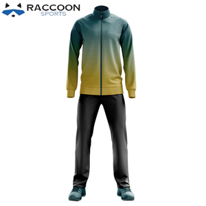 Ensemble de survêtements de sport à impression par sublimation, coupe ajustée de haute qualité, dernier modèle de sport raton laveur pour hommes, option grande taille - Product Image 2