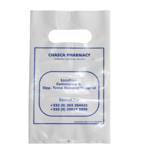 Sac en plastique avec poignée de gilet, sac à provisions en plastique - Product Image 4