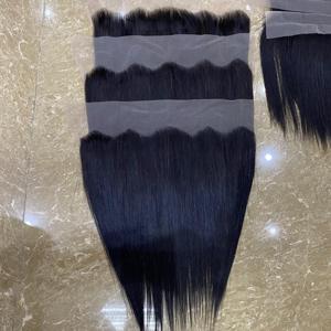 Peluca de cabello humano virgen 100%, pelo con malla frontal, HD, transparente, vietnamita, al por mayor, 13x4 - Product Image 4