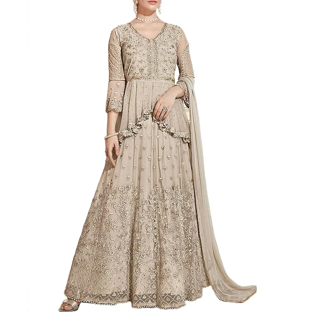 Lehenga – robe longue longue longue longue pour femme, tenue traditionnelle du pakistan, design OEM, nouvelle collection 2022