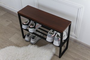 Modern Bamboo Brown <b>Shoe</b> <b>Rack</b> Adjustable Slots Organizer with Folding Design for Entryway Industrial Use <b>Wooden</b> Gift Schuhregal - Product Image 6