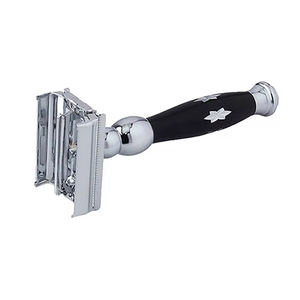 Maquinilla de afeitar Twist Open Safety Mango de aluminio Maquinilla de afeitar clásica de oro rosa disponible al precio más bajo - Product Image 6