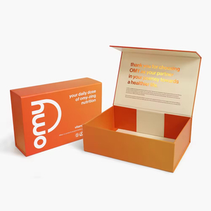 Sang Trọng Thân Thiện Với Môi Cao-End Các Tông Sóng Cứng Nhắc Hộp Từ Đóng Cửa Tùy Chỉnh Cho Mỹ Phẩm Nước Hoa Quà Tặng Bao Bì - Product Image 1