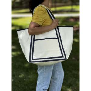 Bolsa de Mano para Barco, Estilo Náutico, Color Azul Marino, para Actividades al Aire Libre - Product Image 6