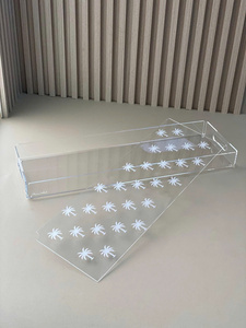 กล่องของขวัญอะคริลิคใสลายต้นปาล์มกล่องของขวัญกล่องเก็บของอะคริลิคใสสำหรับขนมรอมฎอนและวันที่ออกแบบได้ตามต้องการ - Product Image 4