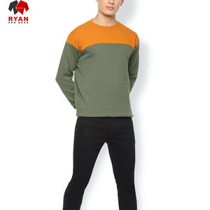 Sudadera de Invierno para Hombre, Corte Casual, Cuello Redondo, Color Sólido, Versátil, Antiencogimiento, Poliéster/Algodón - Product Image 1