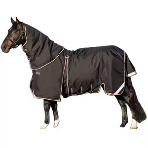 Alfombras de caballo impermeables de lujo hechas a medida con carcasa de polialgodón para temporada de invierno-Uso al aire libre al mejor precio - Product Image 3