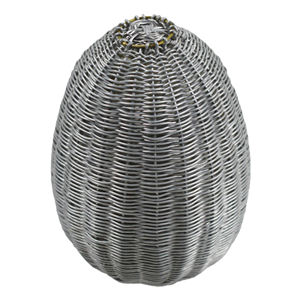 Huevos de Pascua de Papel con Acabado Brillante y Colorido, Diseño de Madera Natural, Decoración Festiva para Interiores, Especialmente para Pascua - Product Image 4