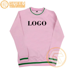 Alpha personnalisé | Sweat-shirt brodé en polaire de coton Kapa Sororité Vêtements grecs de haute qualité Alpha Femmes Sweatshirts - Product Image 3