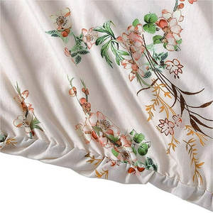 Débardeurs sans manches d'été pour femmes tissés fleur imprimé t-shirts de base pour la maternité et la grossesse froncé côté gilet Blouses - Product Image 4