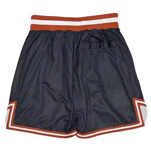 High Quality Polyester Rugby Footy <b>Shorts</b> Elastic Waist Breathable Zipper Pocket Casual Solid Design Digital Customizable Logo - Product Image 6