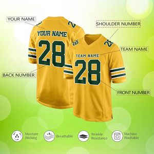 Conjunto de camiseta de fútbol americano personalizable con logotipos de equipos y números de jugadores para equipos de todos los tamaños - Product Image 2