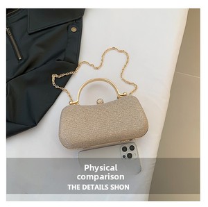 <span class=keywords><strong>Mini</strong></span> sacs à bandoulière en tweed avec chaîne dorée détachable, petit <span class=keywords><strong>sac</strong></span> à main <span class=keywords><strong>de</strong></span> <span class=keywords><strong>luxe</strong></span> vintage pour femmes, pour fêtes, mariages, usage quotidien - Product Image 2