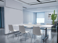 OMNI Moderner Multifunktionaler Klappbarer Edelstahl Büro-Konferenztisch mit Rollen und Nest-Design für Gewerbliche Nutzung