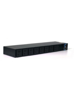 PDU intelligent à montage en rack 240V 10A Nouveau standard chinois 8 ports Commutateur de distribution d'alimentation mesuré avec fonctions de surveillance des données