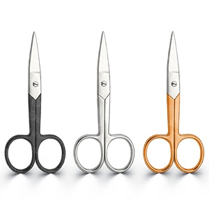 Set de Tijeras Profesionales para Manicura de Acero Inoxidable, 3 Tijeras para el Cuidado de las Uñas, con Punta Fina para Cutículas, Bordado Stork, OEM, Venta al por Mayor - Product Image 3