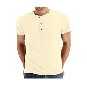 Vente Complète Pas Cher Couleur Unie Manches Courtes Col Rond 100% Coton T-shirt En Jersey Simple Du Bangladesh Prix Usine - Product Image 3