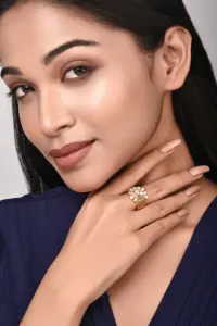 Anillo de Compromiso de Lujo con Cristal Premium de 2 Quilates, Diseño de Pera, para Mujer, Proveedor de Joyería al por Mayor - Product Image 4