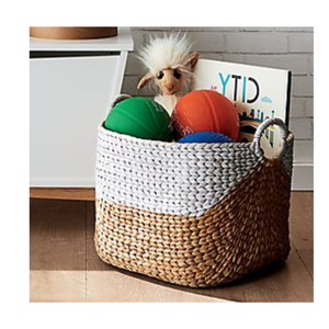 Hot New Design Water Hyacinth Storage <b>Basket</b> <b>Woven</b> <b>Basket</b> Customize Color Other Decorations for Home - Product Image 4