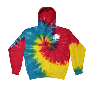 Sudadera con capucha Tie Dye para hombre de calidad superior, jersey de invierno de algodón 100%, estampado sólido, calle personalizada bordada a la moda - Product Image 1