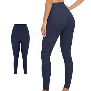 Leggings de Yoga de Cintura Elástica, Color Sólido, Ligeros, con Diseño de Logotipo Personalizado, Nuevo Estilo, Precio Económico, Gran Venta - Product Image 5