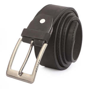 Cinturón de cuero artificial para hombre Chase Value, 43 pulgadas, negro - Product Image 1