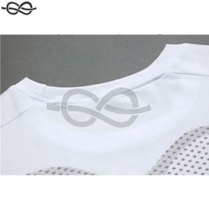 T-shirt de compression à manches longues pour hommes, sous-vêtement athlétique, blanc, performance, soutien musculaire, respirabilité - Product Image 5