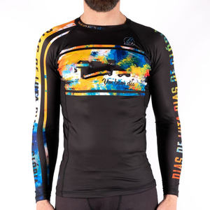 Vêtements de protection solaire unisexe pour hommes et femmes, imprimé en polyester 100%, séchage rapide, anti-uv, BJJ - Product Image 3