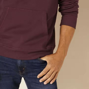 Sweat à capuche personnalisable en polyester/coton pour homme – Qualité supérieure, molleton épais, respirant, séchage rapide, écologique, hiver, numérique - Product Image 2