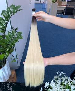 Extensión de cabello Remy alineado con cutícula Natural a granel 100%, cabello humano camboyano virgen y vietnamita ondulado profundo, paquetes de 10 \ "-50 \" - Product Image 6