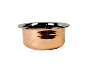 Patti redondo de cobre puro Premium con tapa Material de acero inoxidable para restaurante Hotel uso doméstico proveedor indio a granel - Product Image 3