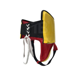 Protector de ingle de entrenamiento de alta calidad Protector de ingle personalizado hecho de cuero de vaca para Kickboxing - Product Image 2