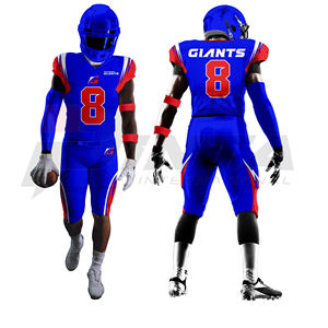 Uniformes personalizados de equipo de fútbol americano con logotipos bordados o impresos Diseño personalizado Sublimación Uniforme de fútbol americano - Product Image 5