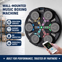 Casque de protection intelligent pour l'entraînement avec cible murale LED pour la boxe à domicile