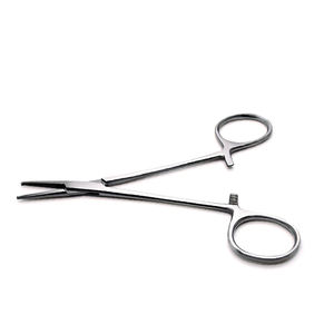 Pinzas hemostáticas de acero inoxidable reutilizables de alta calidad, abrazaderas quirúrgicas curvas para uso médico, dental y veterinario - Product Image 3