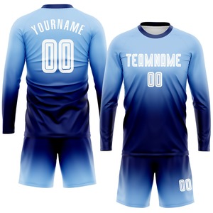 Full Sleeve Football Soccer <b>Jersey</b> Customize Uniform Unisex <b>Sport</b> Clothes Futsal Sportswear Child Team Training Tracksuit - Product Image 2