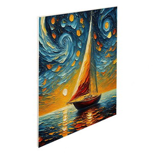 350W UV‑Printed Frameless Infrared Heating Panel with Sterling Thermostat <b>Plate</b>, Overheat Protection and Ceiling Installation - Product Image 4