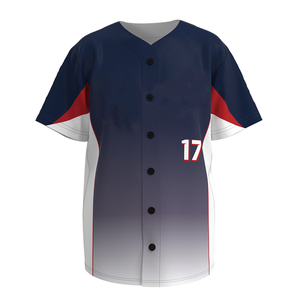 Camiseta de béisbol con estampado de poliéster 100%, camiseta de fútbol de Club OEM personalizada, camiseta de béisbol por sublimación de alta calidad - Product Image 4