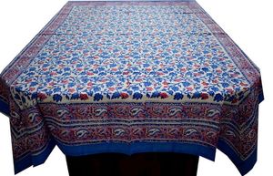 Wholesale Price Table Covers Sets Block Printed Table Cover Sets Customized Table Covers Sets Custom Print Customized - Product Image 2