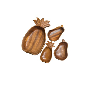 Bols de service en bois fait à la main bol en bois d'acacia classique bol en forme d'ananas écologique meilleur prix - Product Image 6