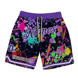 Pantalones Cortos Deportivos Personalizados para Hombre, Sublimados, para Boxeo, Grappling, Jiu Jitsu, Bjj, Lucha, Mma, con Cintura Elástica y Aberturas, Estilo Baloncesto - Product Image 2